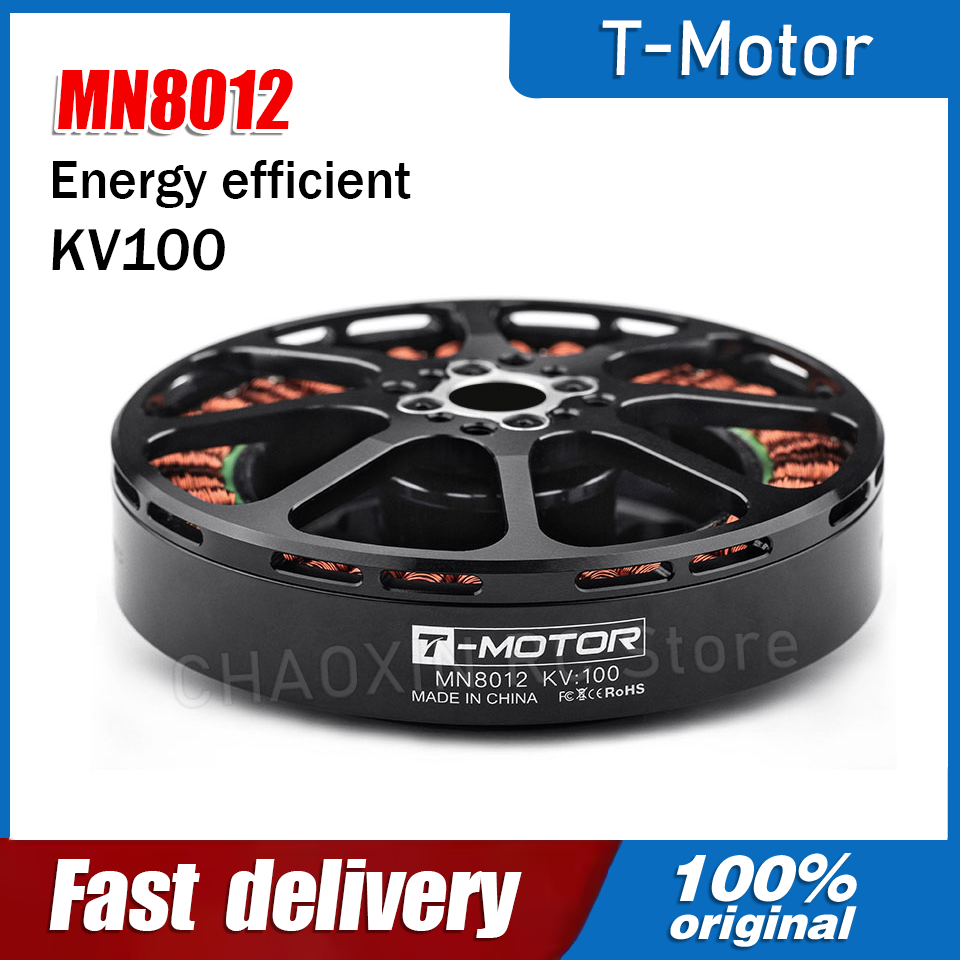 Drone Motor - T-MOTOR Motor Brushless MN8012 KV100 Efisiensi