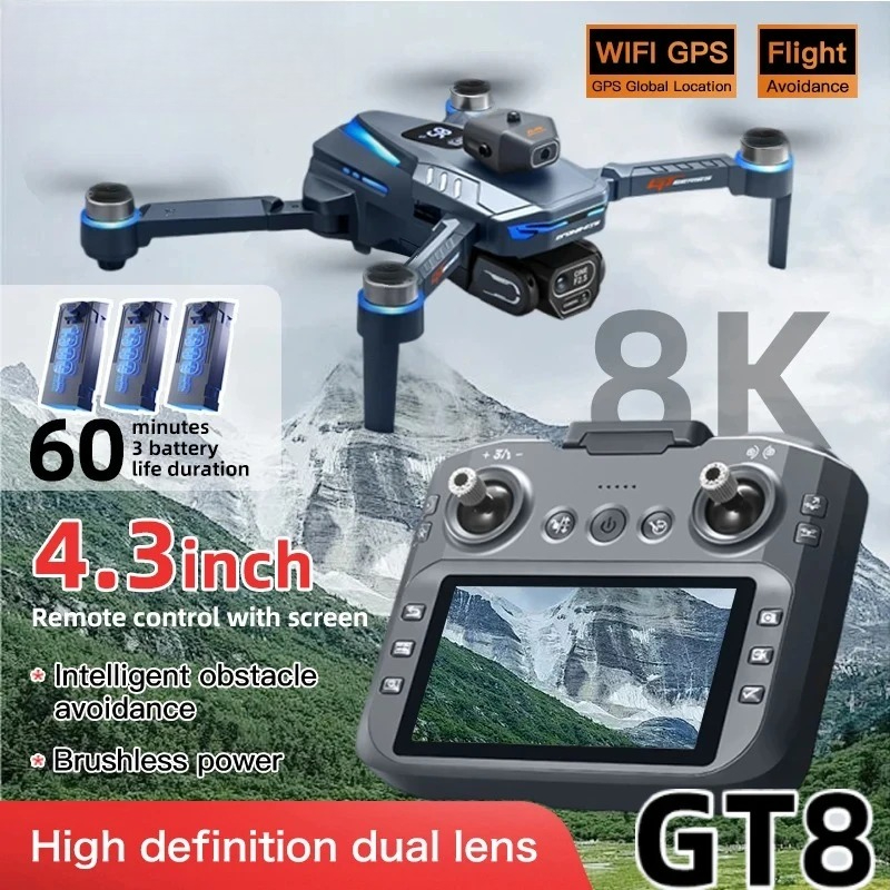 Drone Gps Mount - Drone GT8 Original 8K Profesional Kamera