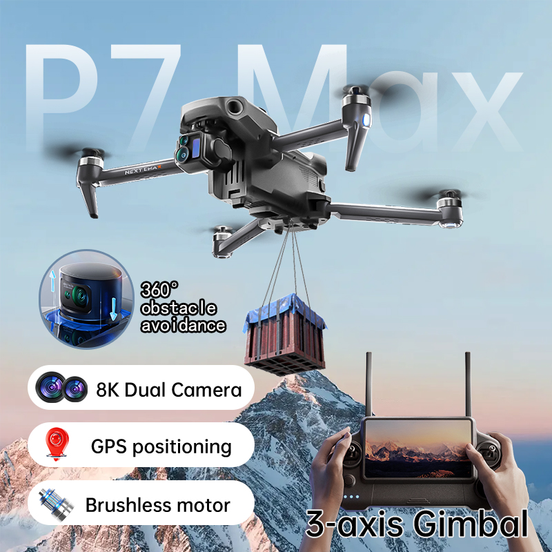 Drone Gps Mount - Drone P7 Max Baru Kamera 8K