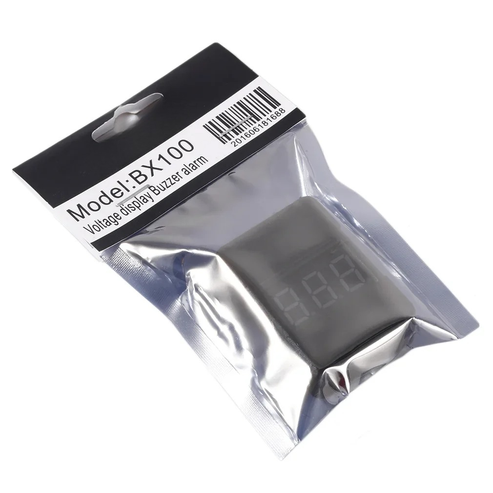 Drone Buzzer - BX100 1-8S Penguji Tegangan Baterai Lipo