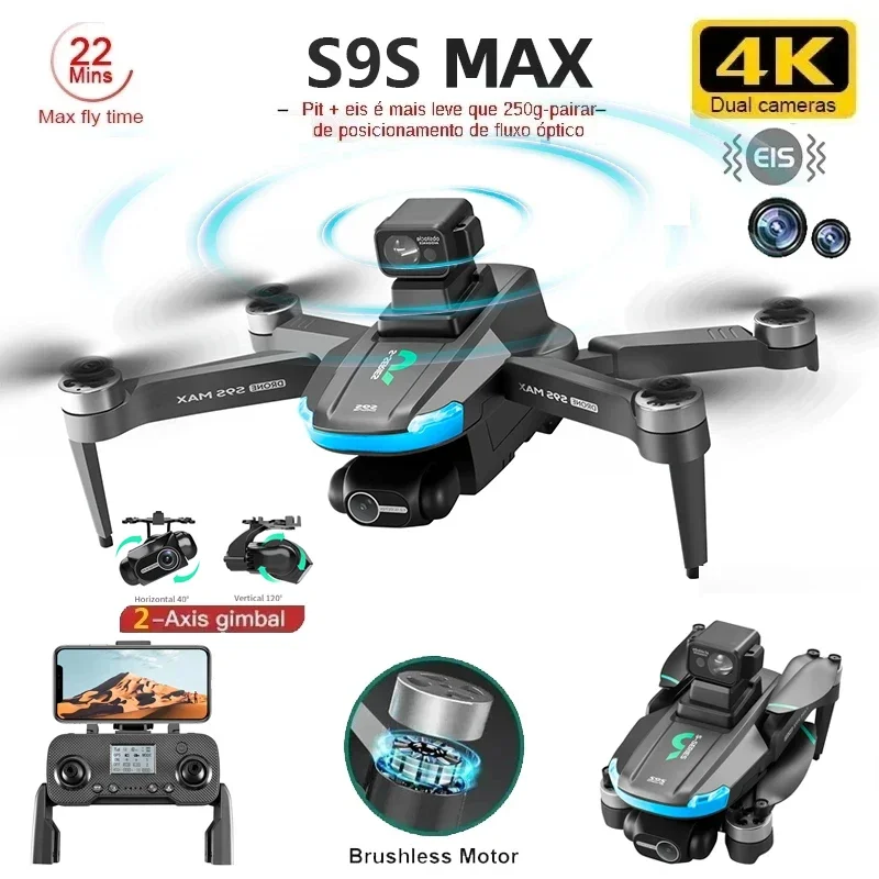 Drone MINI S9S MAX Baru 4K 2 S - Drone Gps Mount ulasan dan harga