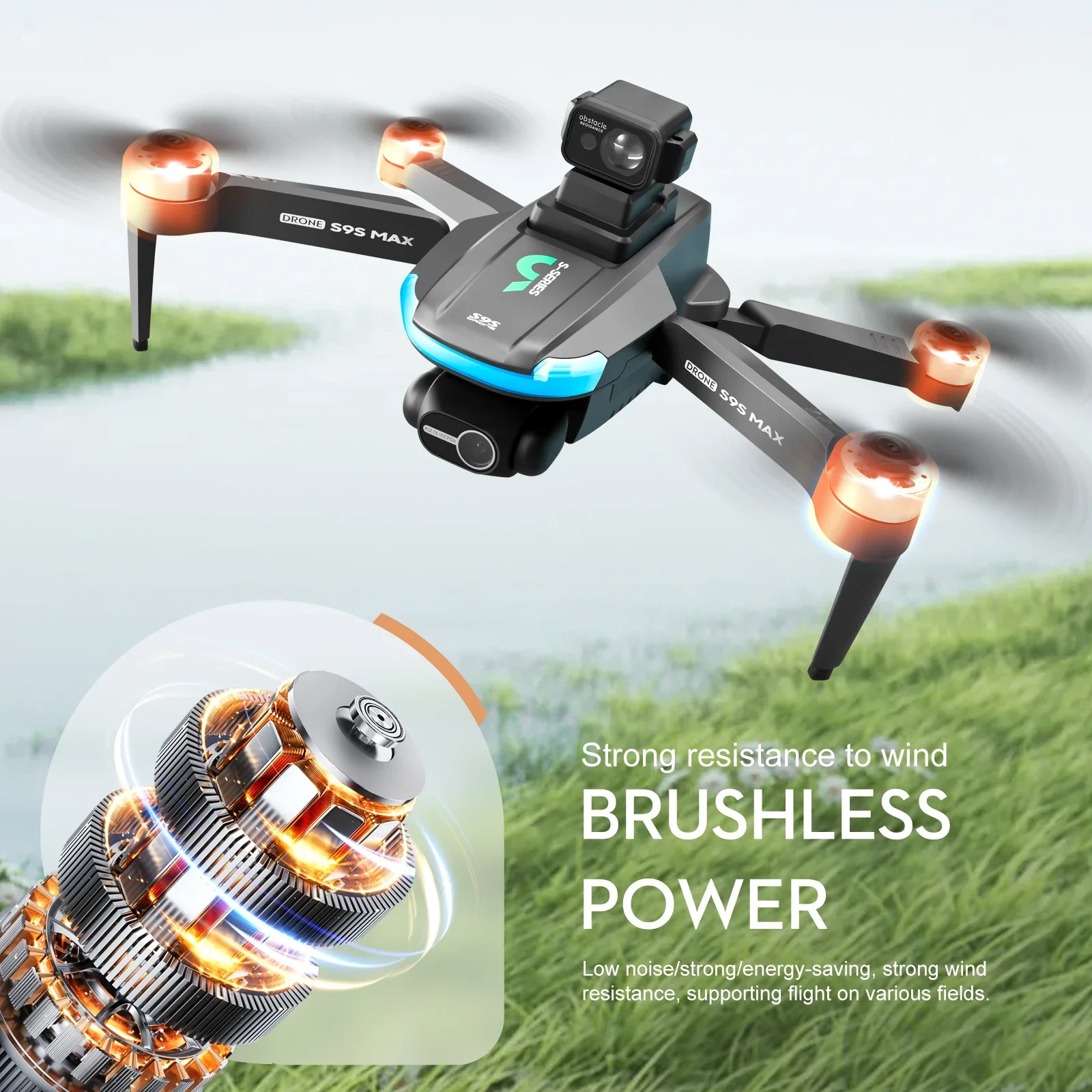 Drone MINI S9S MAX Baru 4K 2 S - Drone Gps Mount ulasan dan harga