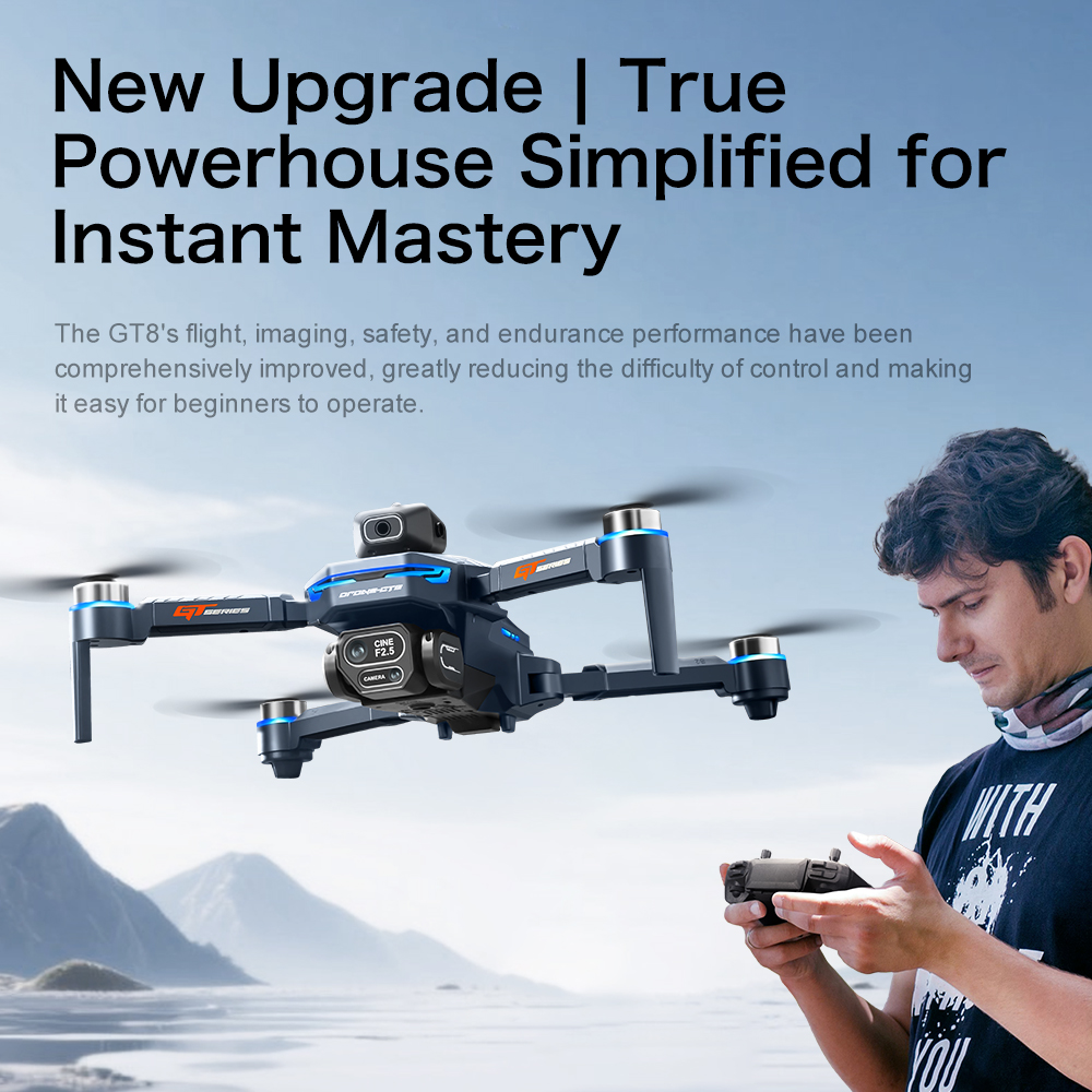 Drone GT8 Original 8K Profesio - Drone Gps Mount ulasan dan harga