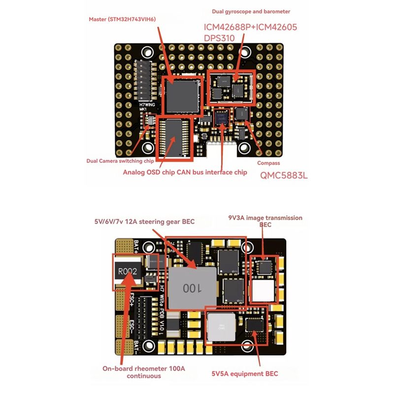 H7wlite MK1 H7 Flight Controll - Drone Compass ulasan dan harga